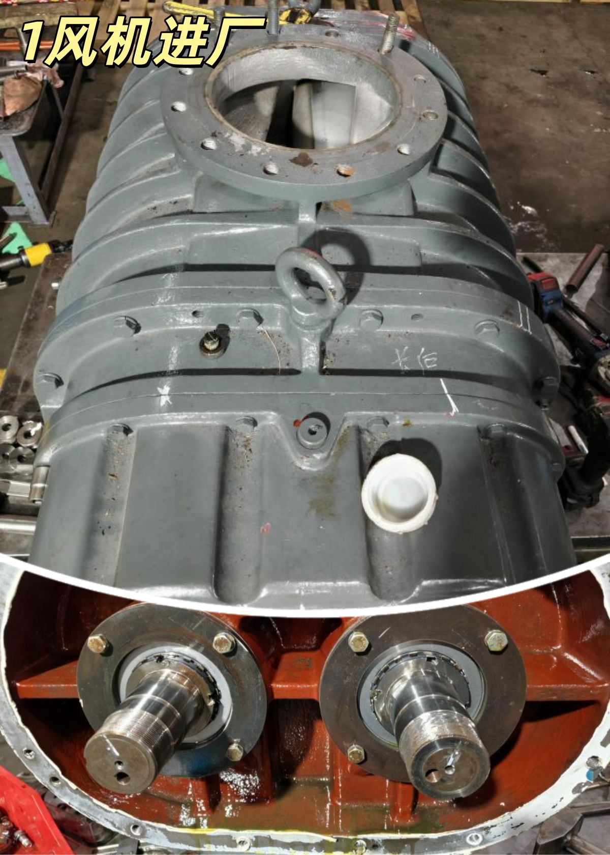 江苏某化工厂 大丰罗茨风机 维修案例